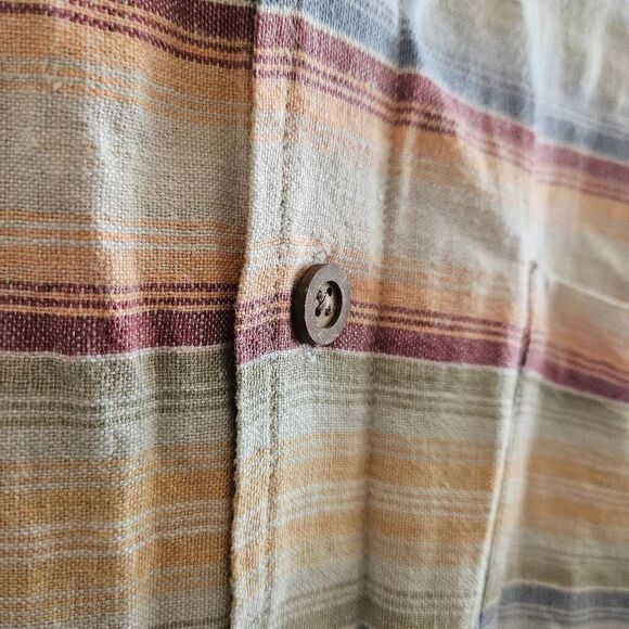 The Territory Ahead Linen Blend Button Down Shirt - Picture 2 of 7